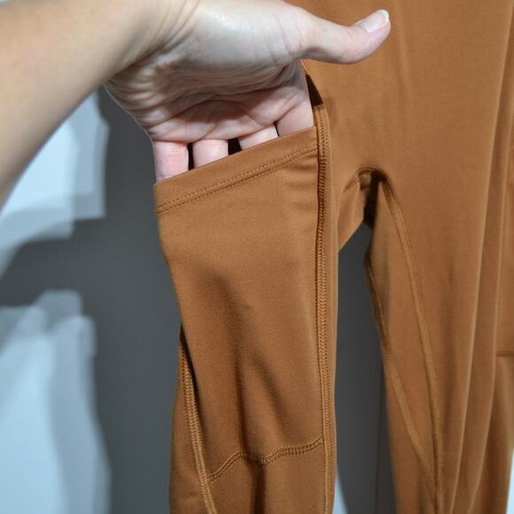 All In Motion Leggings Orange & Burgandy Size XS - Picture 8 of 10